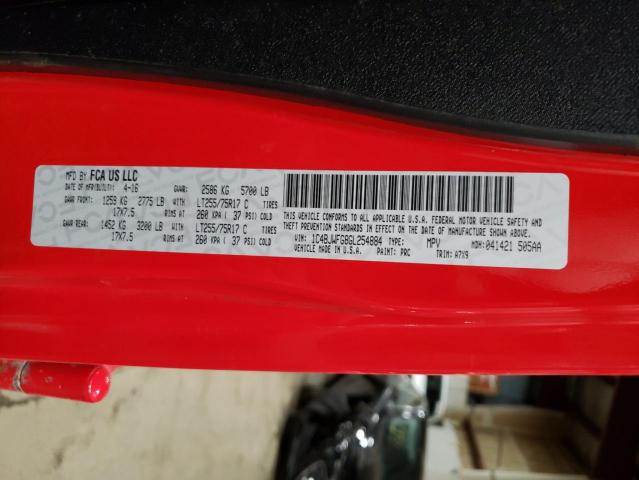 2016 JEEP WRANGLER U - 1C4BJWFG8GL254884