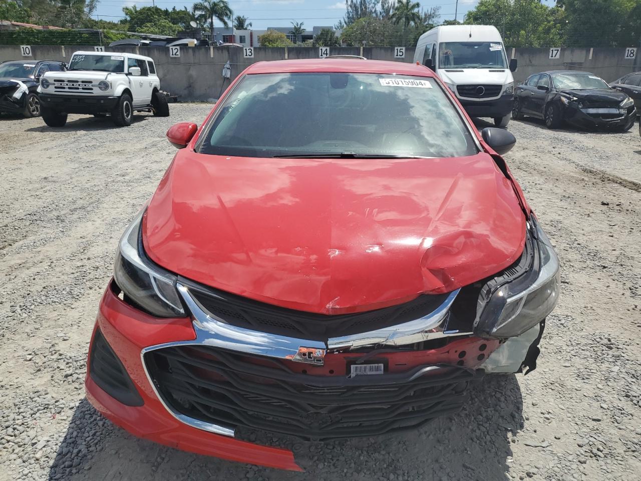 2019 Chevrolet Cruze Lt vin: 1G1BE5SM6K7125594