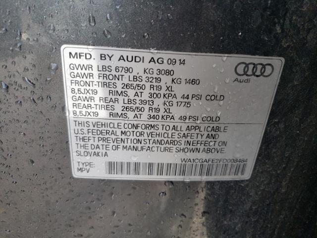 2015 Audi Q7 Premium VIN: WA1CGAFE2FD008484 Lot: 47969154