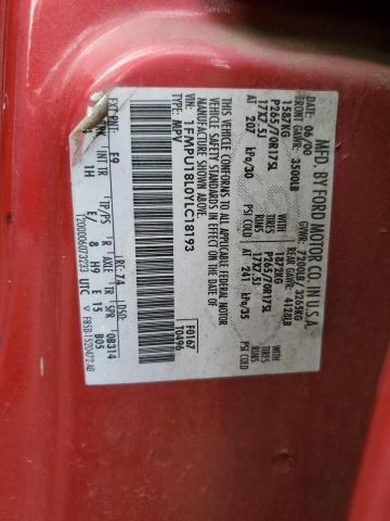 2000 Ford Expedition Eddie Bauer VIN: 1FMPU18L0YLC18193 Lot: 50271404