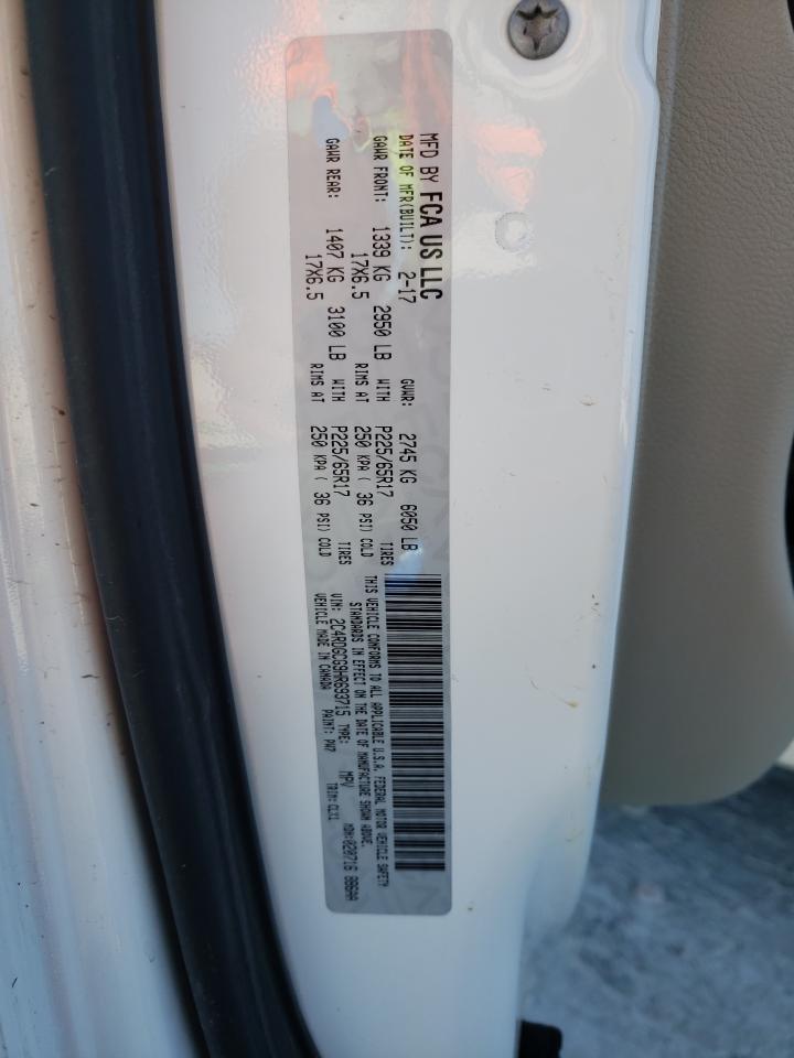 2C4RDGCG9HR693715 2017 Dodge Grand Caravan Sxt