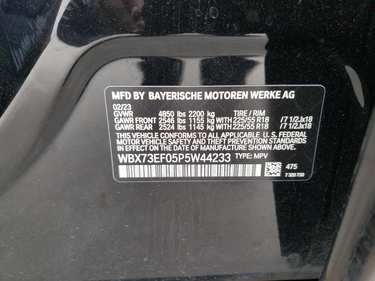 WBX73EF05P5W44233 2023 BMW X1 xDrive28I