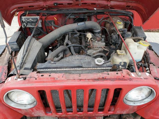 1999 Jeep Wrangler / Tj Sport VIN: 1J4FY19SXXP464583 Lot: 51498484