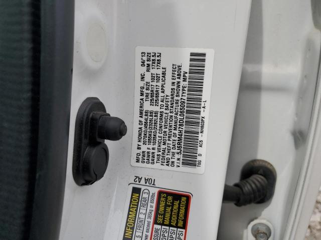 2013 Honda Cr-V Exl VIN: 5J6RM4H78DL065097 Lot: 52208374