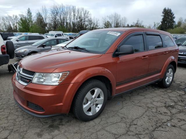 Lot #2454893578 2013 DODGE JOURNEY SE salvage car