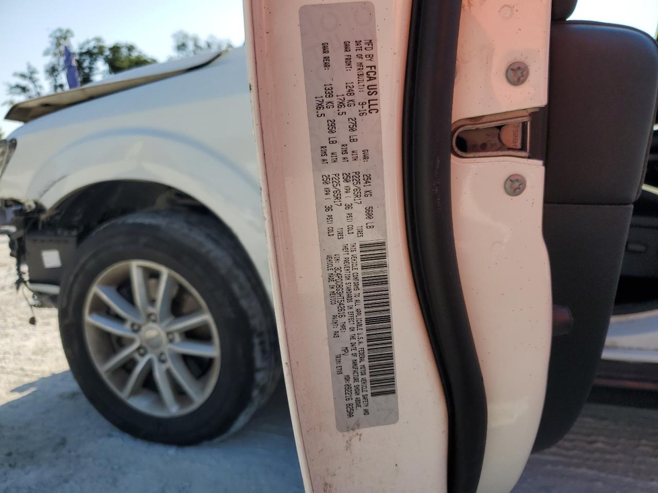 3C4PDDBG3HT542616 2017 Dodge Journey Sxt