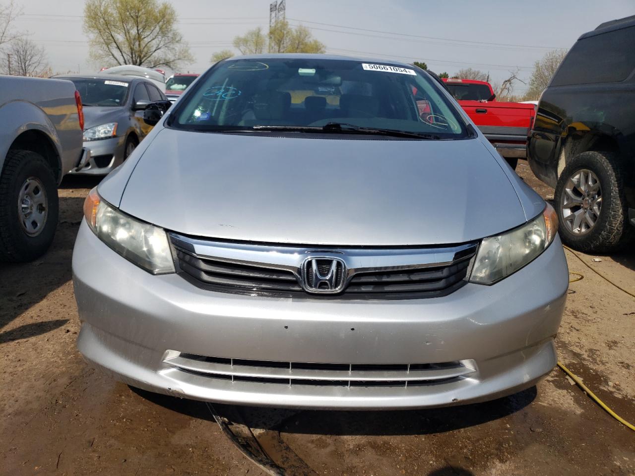 Lot #2886191543 2012 HONDA CIVIC LX