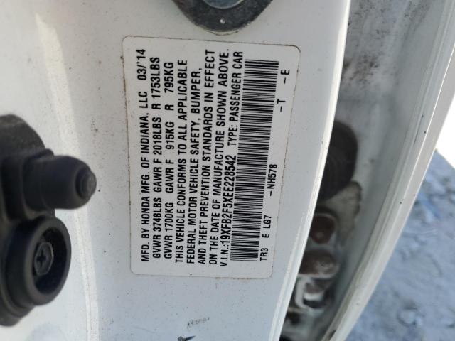 19XFB2F5XEE228542 2014 Honda Civic Lx