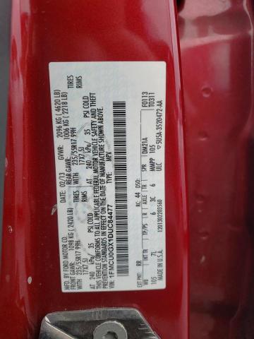 2013 Ford Escape Se VIN: 1FMCU0GX1DUC84477 Lot: 51647834