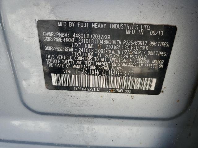 2014 Subaru Forester 2.5I Limited VIN: JF2SJAHC4EH495372 Lot: 51480614