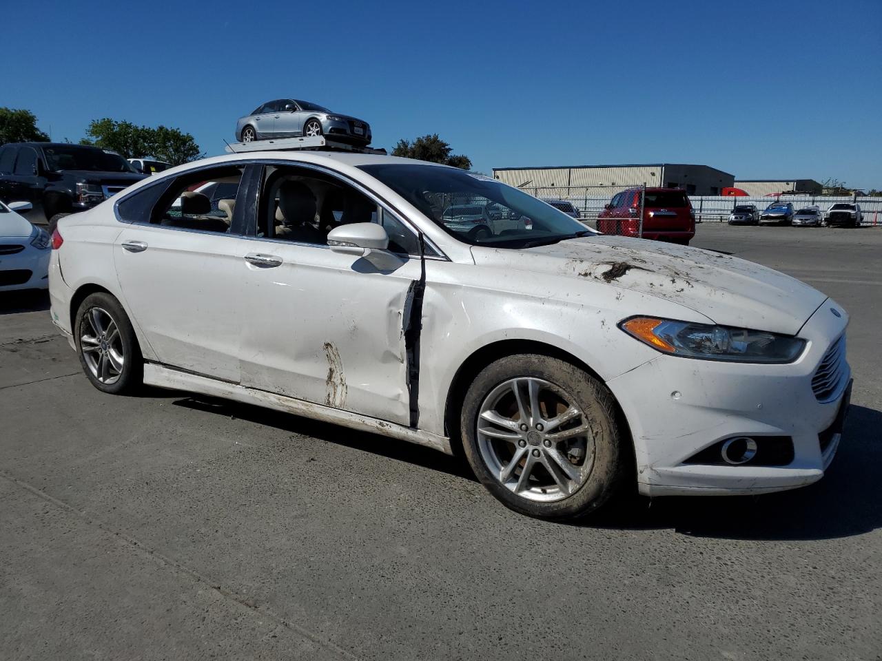 Lot #2535820778 2015 FORD FUSION TIT