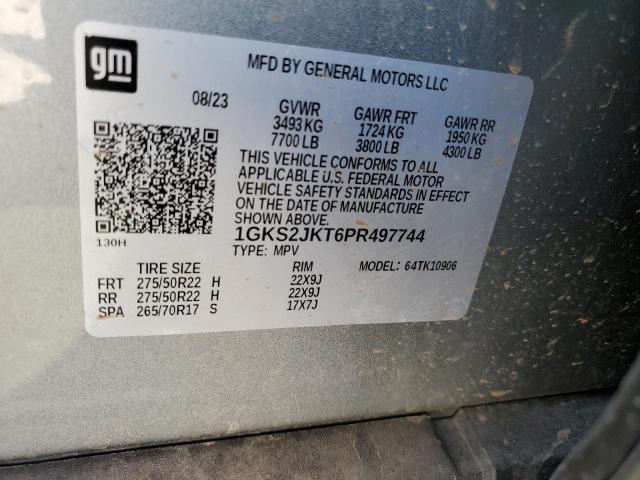 2023 GMC Yukon Xl Denali VIN: 1GKS2JKT6PR497744 Lot: 48079554