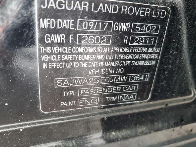 VIN SAJWA2GE0JMW13641 2018 Jaguar XJL, Supercharged no.12