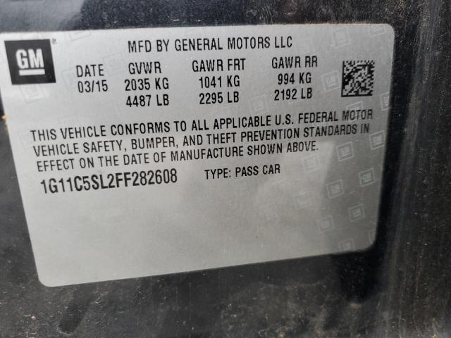 2015 CHEVROLET MALIBU 1LT - 1G11C5SL2FF282608