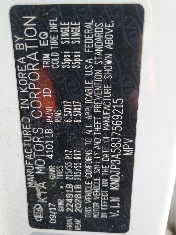 KNDJP3A58J7569215 2018 Kia Soul +