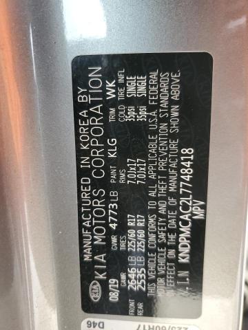 2020 Kia Sportage Lx VIN: KNDPMCAC2L7748418 Lot: 51769384