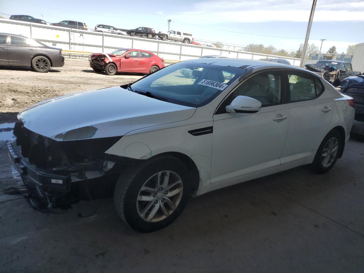 5XXGM4A76DG219166 2013 Kia Optima Lx