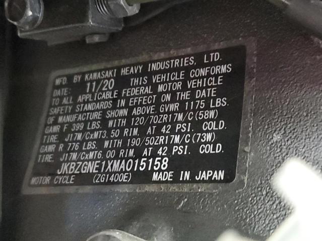 2021 KAWASAKI ZG1400 E - JKBZGNE1XMA015158