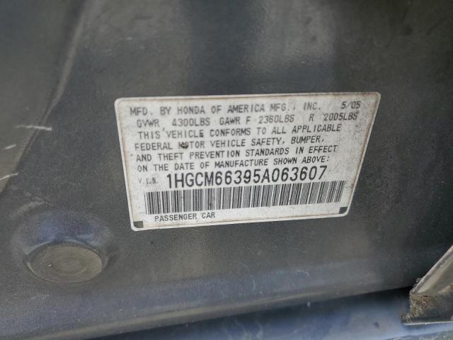 2005 Honda Accord Lx VIN: 1HGCM66395A063607 Lot: 49374934