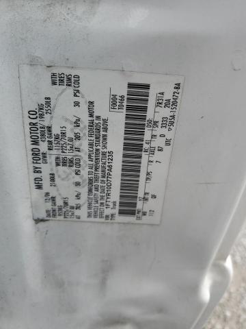 2007 Ford Ranger VIN: 1FTYR10D77PA61235 Lot: 52157934