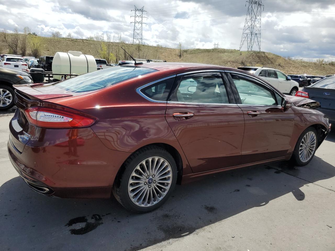 2015 Ford Fusion Titanium vin: 3FA6P0D96FR244829