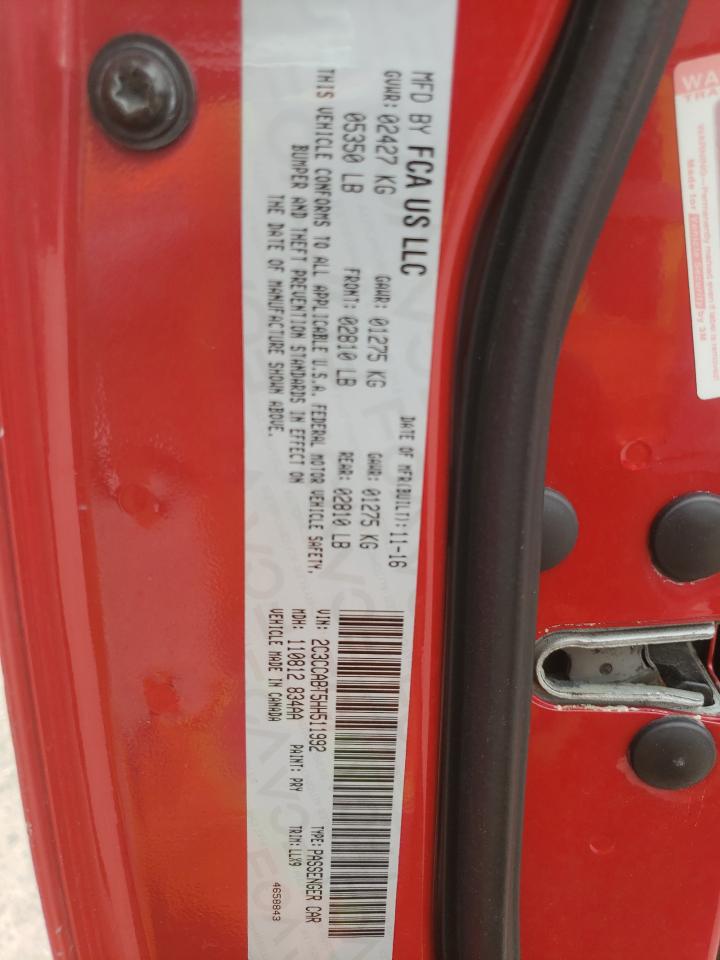 2C3CCABT5HH511992 2017 Chrysler 300 S