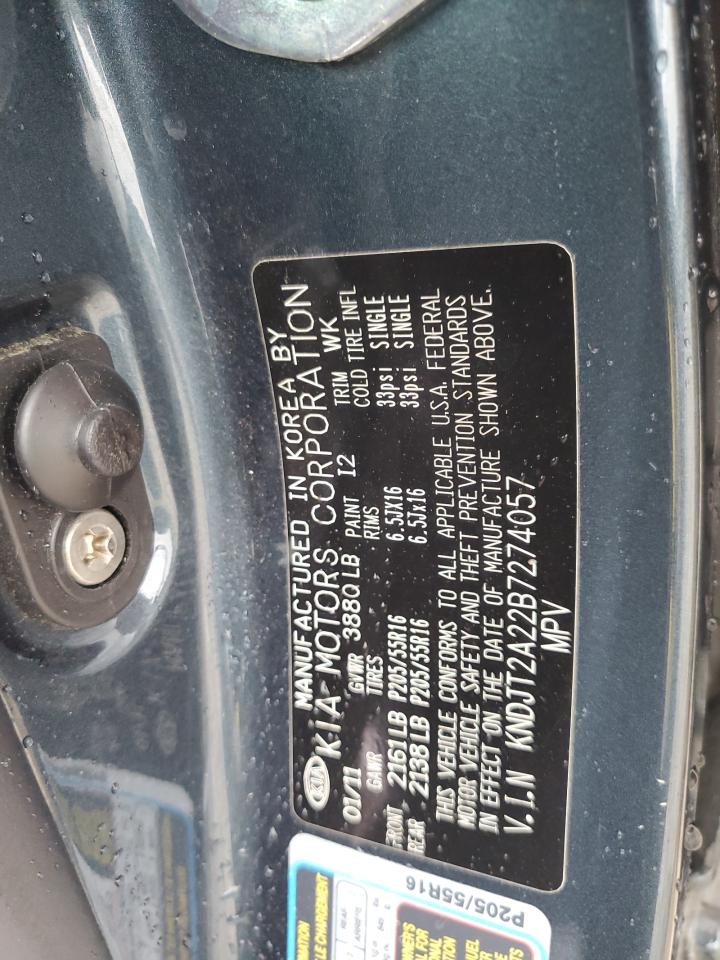 KNDJT2A22B7274057 2011 Kia Soul +