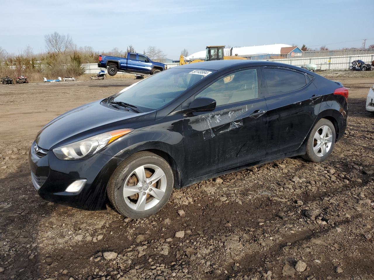 KMHDH4AEXDU861076 2013 Hyundai Elantra Gls