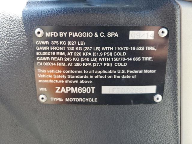 2015 PIAGGIO BV 350 - ZAPM690T1F5002851