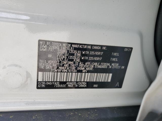 2021 Toyota Rav4 Xle VIN: 2T3W1RFV8MC161584 Lot: 49817554