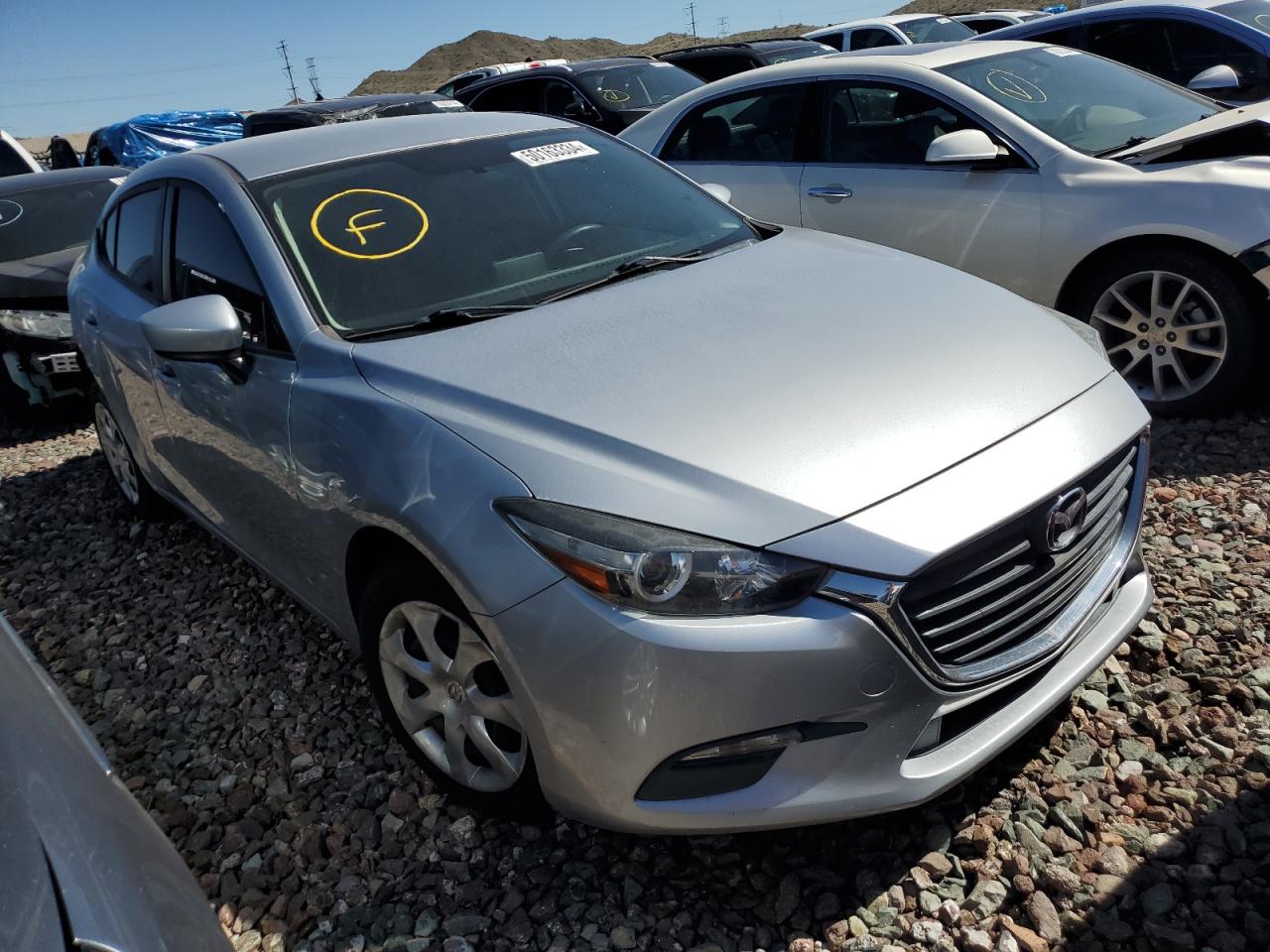 3MZBN1U75HM116453 2017 Mazda 3 Sport