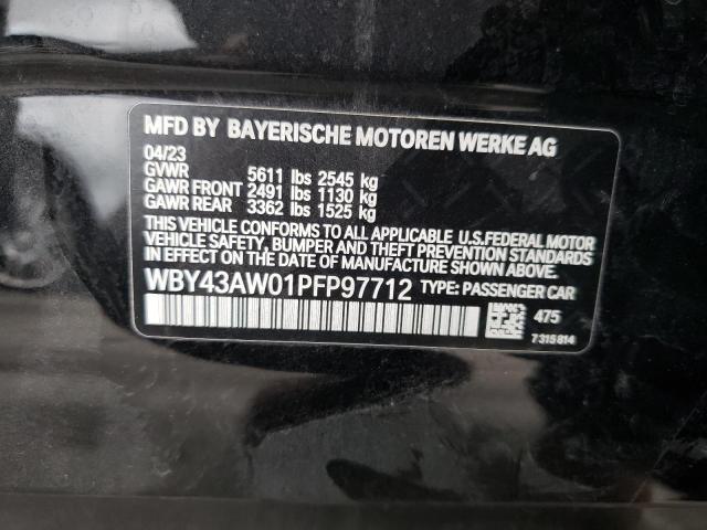 2023 BMW I4 EDRIVE WBY43AW01PFP97712