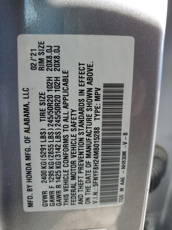 5FNYF8H24MB015288 2021 Honda Passport Sport