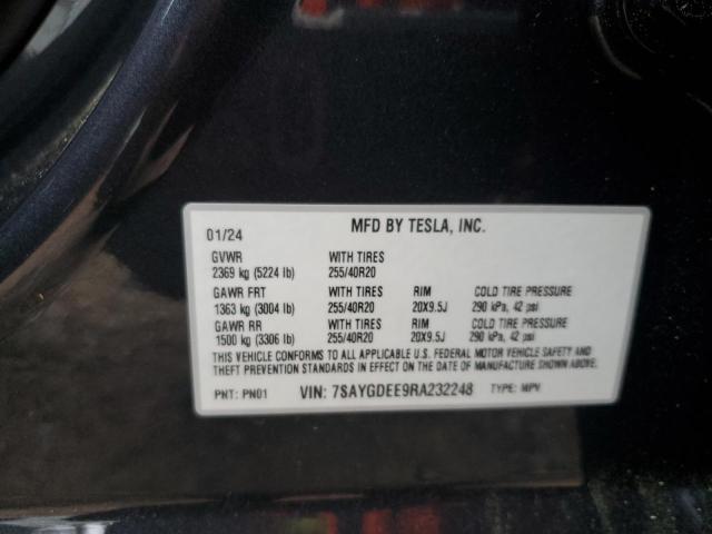 7SAYGDEE9RA232248 Tesla Model Y Y 13