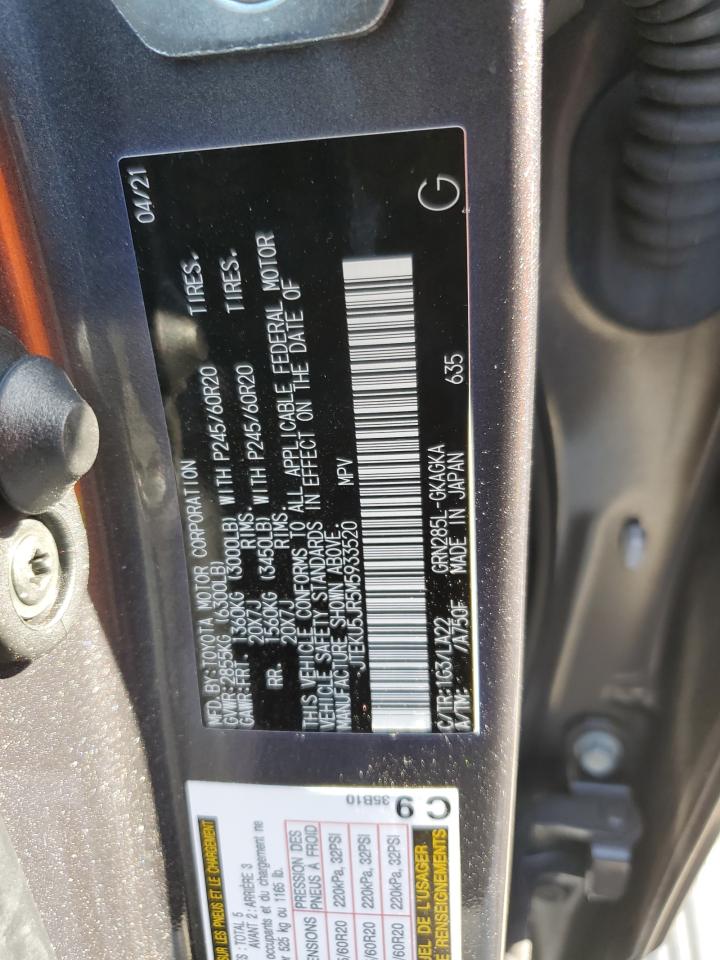 JTEKU5JR5M5933520 2021 Toyota 4Runner Trail