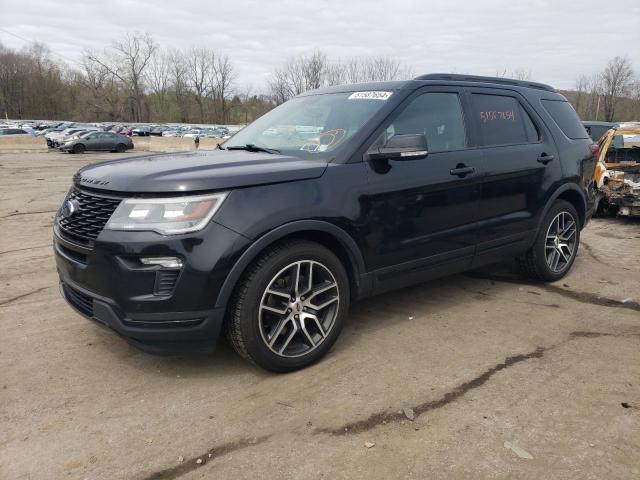 Lot #2487030880 2019 FORD EXPLORER S salvage car