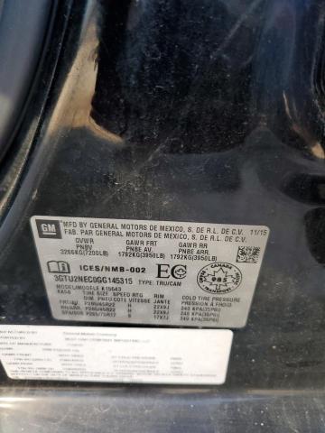 2016 GMC SIERRA 3GTU2NEC0GG145315