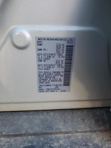 2016 Nissan Rogue S VIN: 5N1AT2MM8GC758581 Lot: 50286854