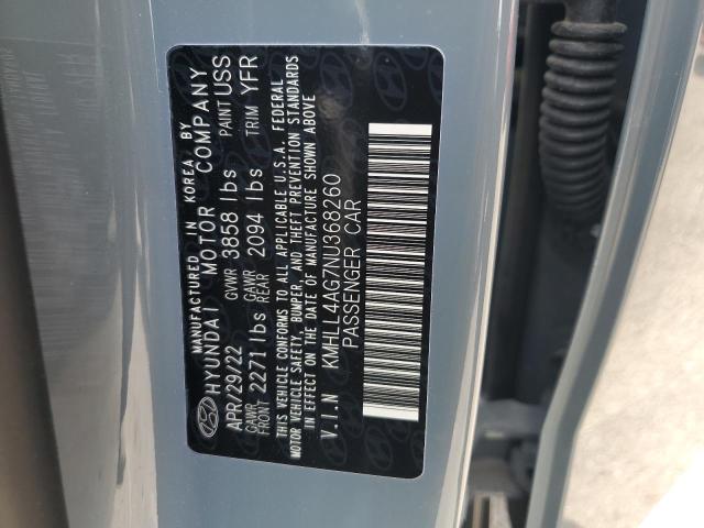 2022 Hyundai Elantra Se VIN: KMHLL4AG7NU368260 Lot: 51991414