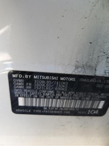 2018 Mitsubishi Mirage G4 Es VIN: ML32F3FJ8JHF08573 Lot: 50476604