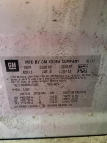 2017 Chevrolet Trax Ls VIN: KL7CJKSB6HB132018 Lot: 49772274