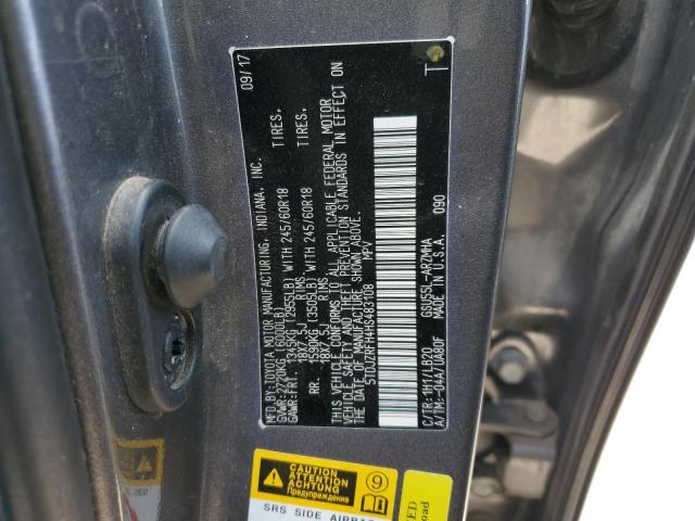 2017 Toyota Highlander Se VIN: 5TDJZRFH4HS483108 Lot: 48140814