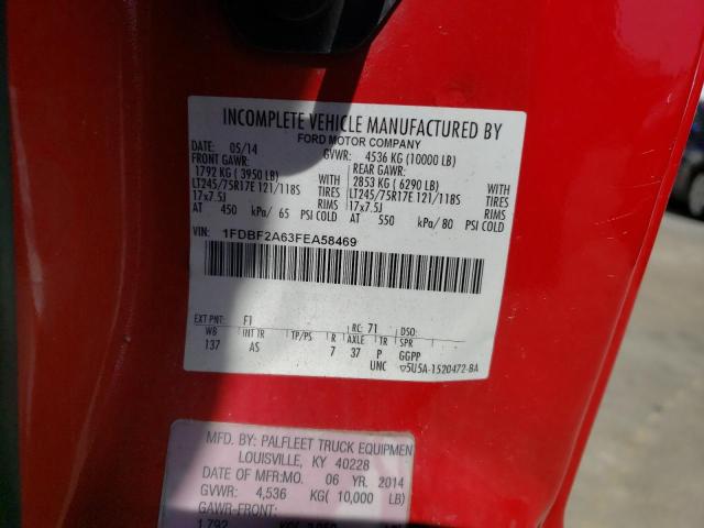 2015 Ford F250 Super Duty VIN: 1FDBF2A63FEA58469 Lot: 51128364