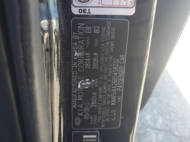 2011 Kia Forte Ex VIN: KNAFU4A26B5458232 Lot: 52637574