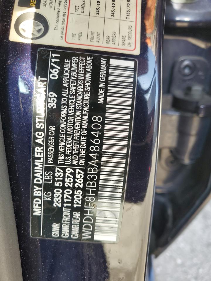 WDDHF8HB3BA486408 2011 Mercedes-Benz E 350 4Matic