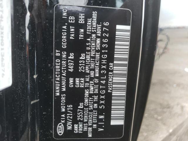 2017 Kia Optima Lx VIN: 5XXGT4L3XHG136276 Lot: 51660524