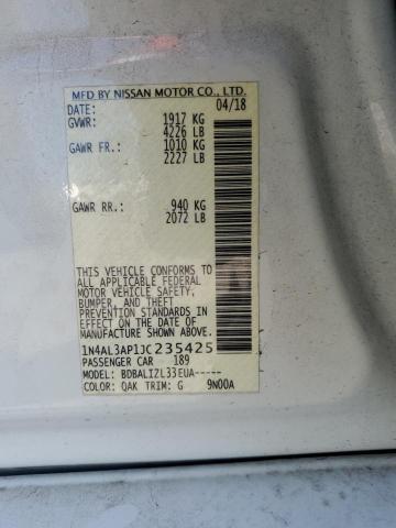 2018 NISSAN ALTIMA 2.5 - 1N4AL3AP1JC235425