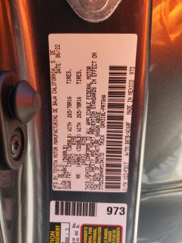 2022 Toyota Tacoma Double Cab VIN: 3TMDZ5BN4NM134172 Lot: 52739074