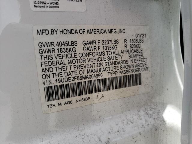 19UDE2F88MA004990 Acura ILX PREMIU 12