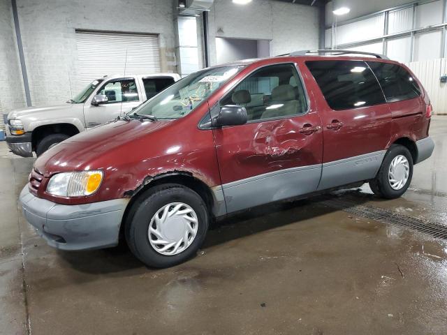 Lot #2473621454 2001 TOYOTA SIENNA LE salvage car